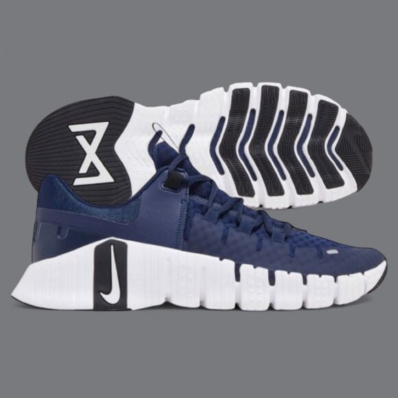Nike Free Metcon 5 TB College Navy Size 10 Mens Training Crossfit Shoes FN6616 4 - Picture 1 of 6